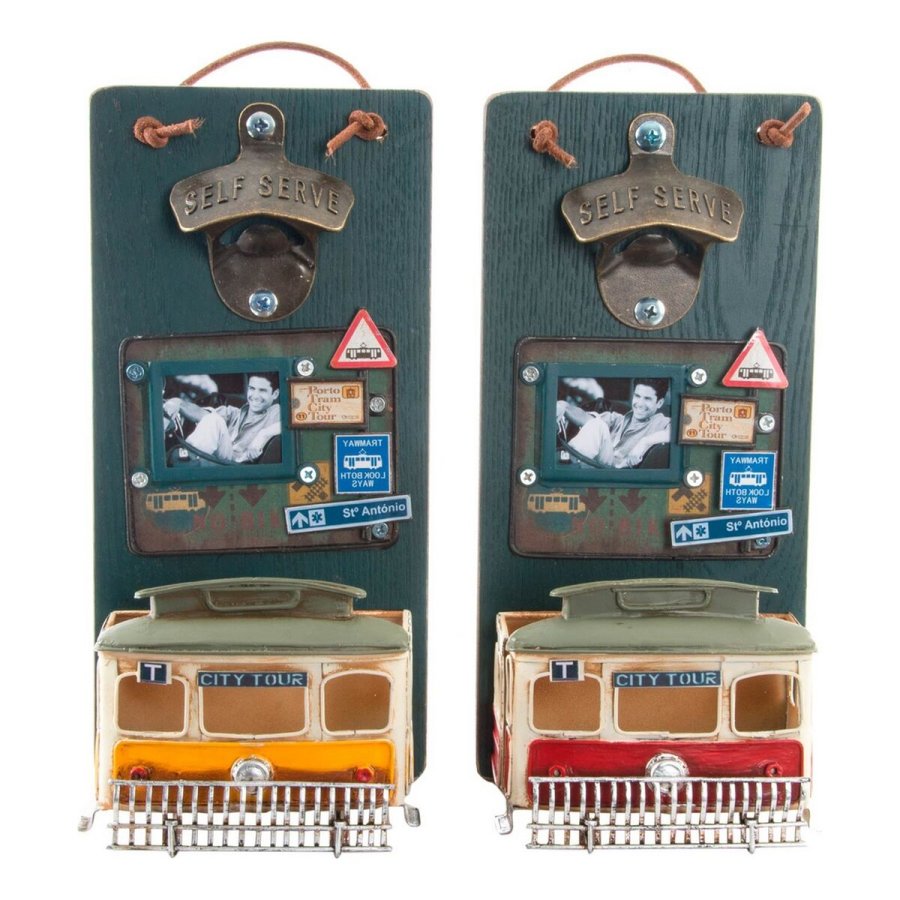 Oplukker DKD Home Decor Self Serve Tr Metal (2 pcs) (26 x 12 x 9 cm) #1