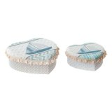 Smykkeskrin DKD Home Decor 8424001396207 Akryl Pap 19 x 10 x 7 cm (2 enheder) #1