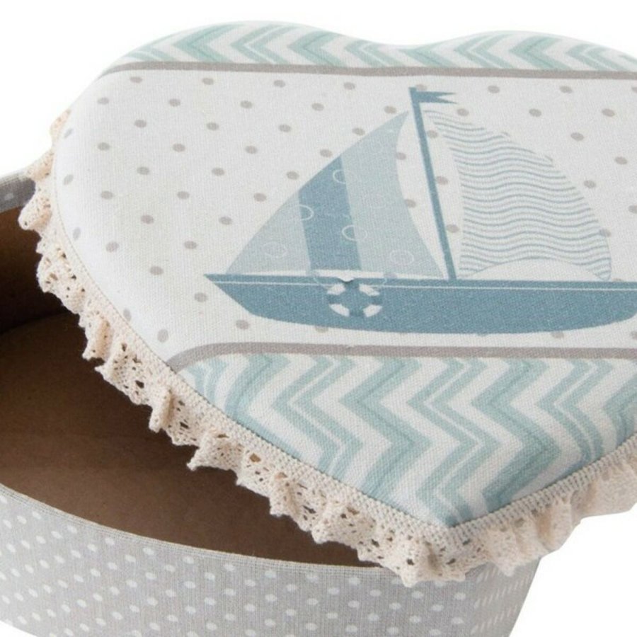 Smykkeskrin DKD Home Decor 8424001396207 Akryl Pap 19 x 10 x 7 cm (2 enheder) #3