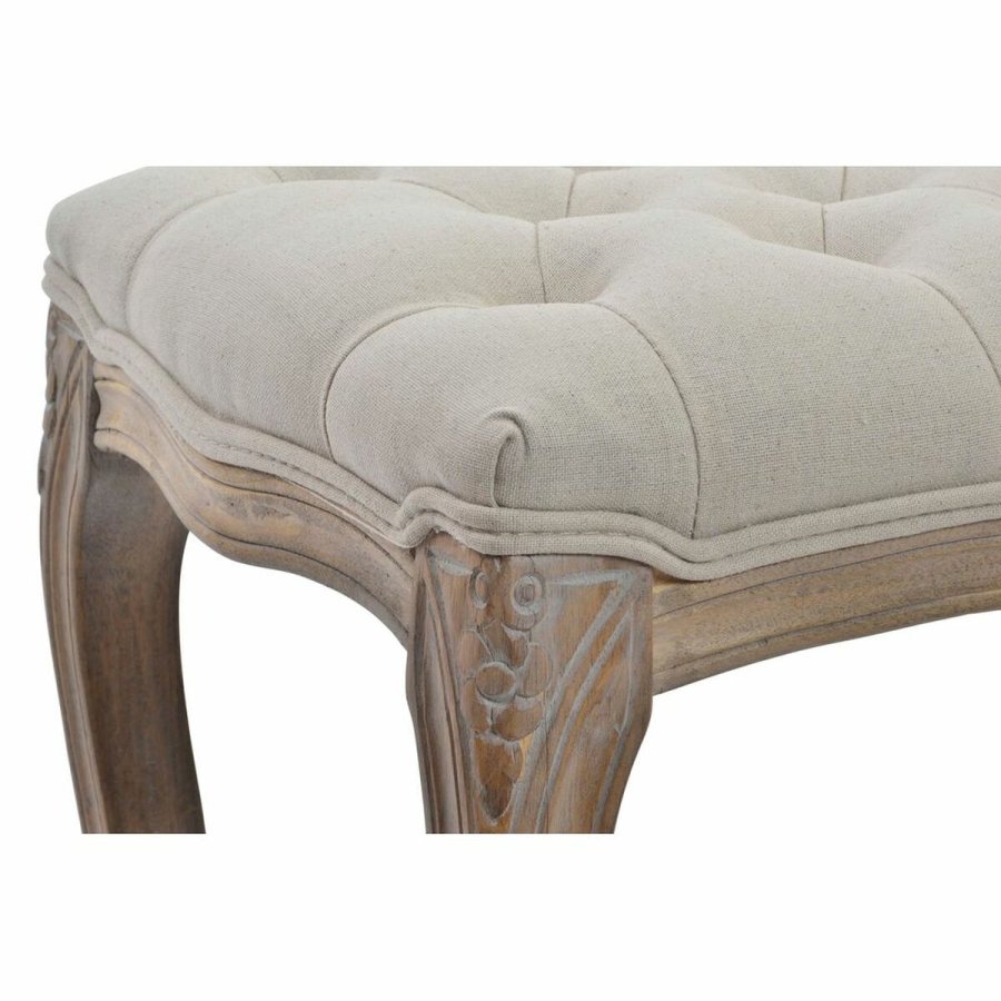 Stol DKD Home Decor   110 x 37 x 48 cm Natur Beige Tr Gummitr #5