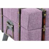 Stol DKD Home Decor   Metal Polyester Fuchsia Tr MDF (102 x 42 x 40,5 cm) #5
