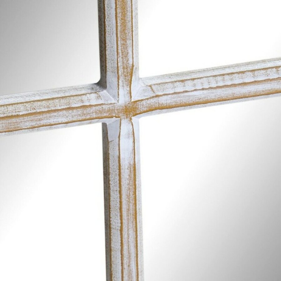 Vgspejl DKD Home Decor Hvid Afkldt 90 x 2 x 90 cm 90 x 2,5 x 90 cm (90 Dele) #9