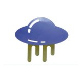 Vgdekoration DKD Home Decor Grn Gr Metal 35 x 2 x 30 cm #1