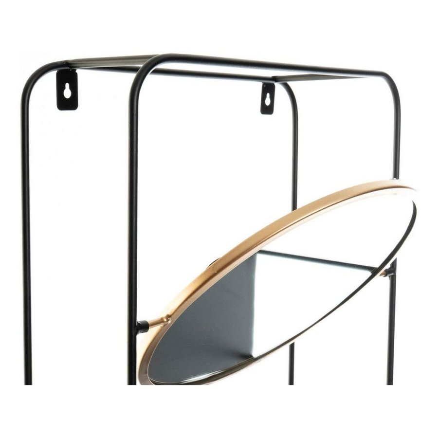 Badevrelse reol DKD Home Decor Krystal Sort Metal (32 x 12 x 65 cm) #2