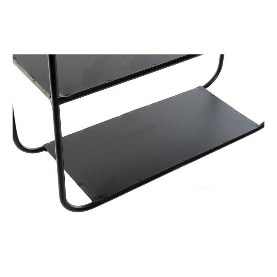 Badevrelse reol DKD Home Decor Krystal Sort Metal (32 x 12 x 65 cm) #3