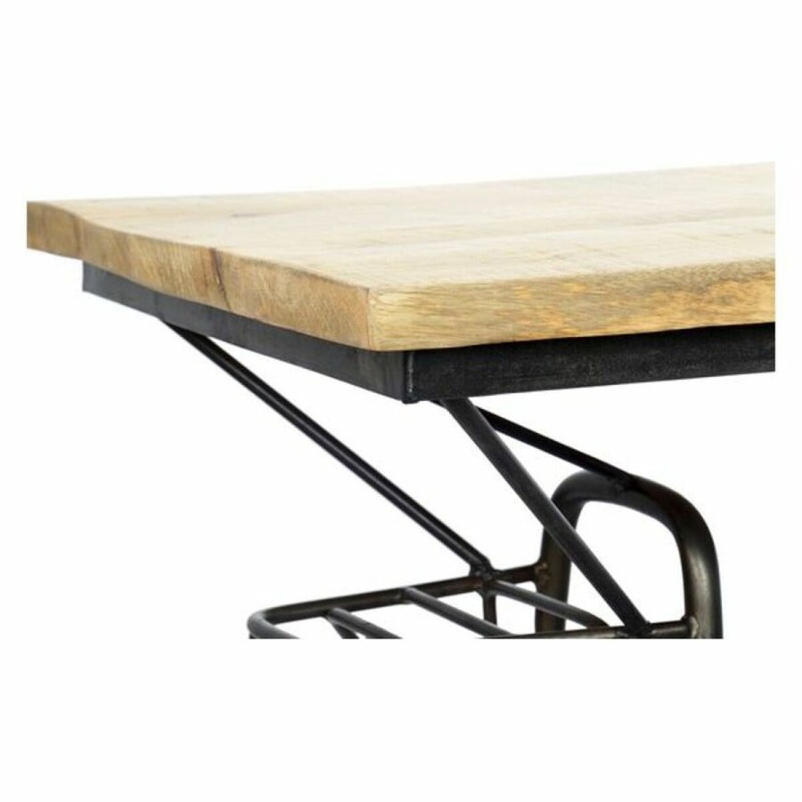 Flaskereol DKD Home Decor MB-161865 Metal Naturgummi Mangotr� Sort Natur 155 x 56,5 x 96,5 cm #2
