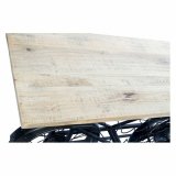 Flaskereol DKD Home Decor MB-161865 Metal Naturgummi Mangotr� Sort Natur 155 x 56,5 x 96,5 cm #5