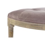Stol DKD Home Decor   Natur Pink Polyester Fljl Gummitr (125 x 43 x 48 cm) #13