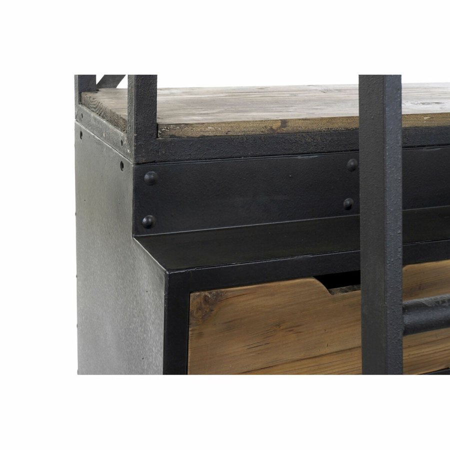 Boghandel DKD Home Decor Metal Aluminium Fyrretr (160 x 45 x 243 cm) #2