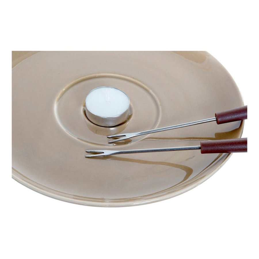 Chokoladefondue DKD Home Decor Rustfrit stl Porceln #4