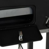 Tr�kulsgrill med L�g og Hjul DKD Home Decor Sort Metal St�l 140 x 60 x 108 cm (140 x 60 x 108 cm) #6