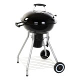 Trkulsgrill med Lg og Hjul DKD Home Decor Sort Metal Plastik Rektangulr 52,4 x 59 x 91,6 cm #1
