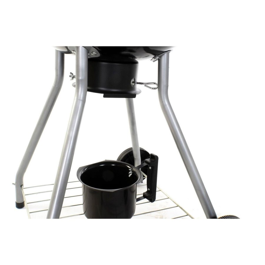 Trkulsgrill med Lg og Hjul DKD Home Decor Sort Metal Plastik Rektangulr 52,4 x 59 x 91,6 cm #9