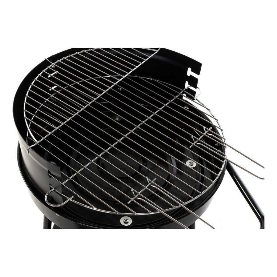 Kulgrill med hjul DKD Home Decor Sort Metal Plastik 59 x 49,5 x 82 cm #21