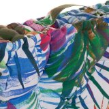 Pude DKD Home Decor 8424001666423 Hav Polyester Aluminium Multifarvet Tropisk Blad af en plante (43 x 43 x 7 cm) #2