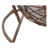 H�ngende havestol DKD Home Decor Brun Gr� Multifarvet M�rkebrun Aluminium syntetisk spanskr�r 100 x 78 x 120 cm 100 x 70 x 185 c #6