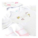 Gaves�t til baby DKD Home Decor 0-6 m�neder 2 Dele #2