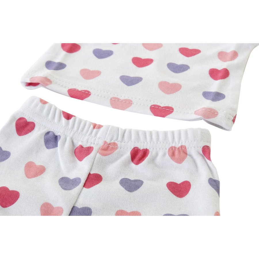 S�t med t�j DKD Home Decor Hvid Pink (2 enheder) Bomuld 0-6 m�neder #3