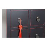 mbler DKD Home Decor Sort Multifarvet Tr Gran Tr MDF 130 x 24 x 51 cm #3