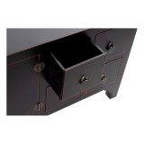 mbler DKD Home Decor Sort Multifarvet Tr Gran Tr MDF 130 x 24 x 51 cm #4