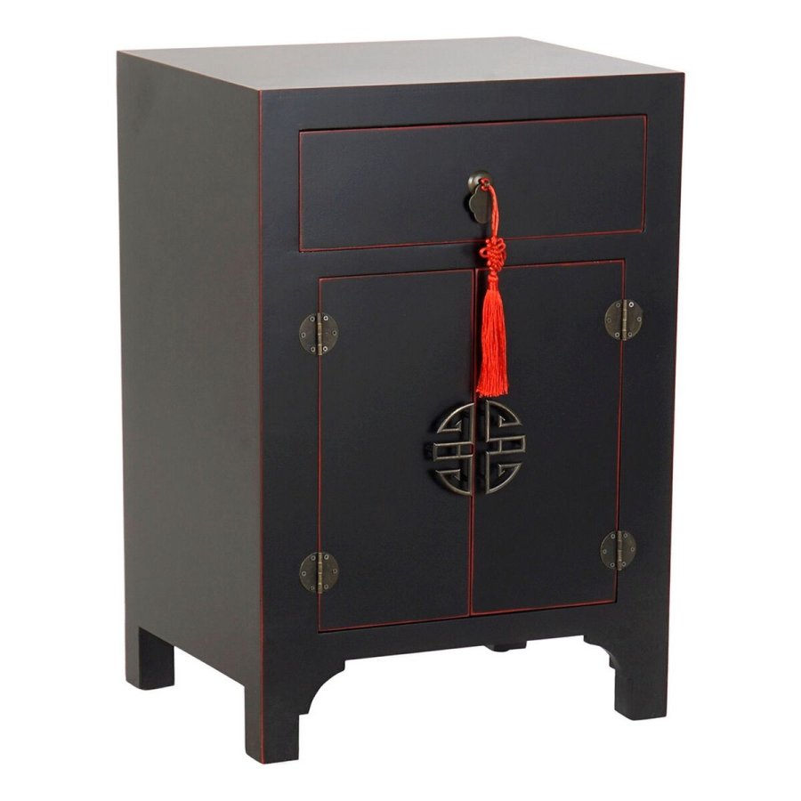 Natbord DKD Home Decor Gran Rd Sort Tr MDF 45 x 34 x 66 cm #1