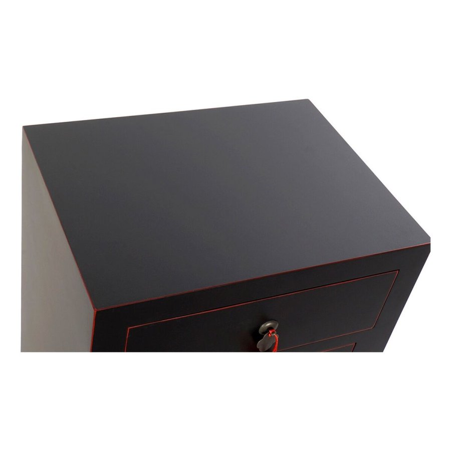 Natbord DKD Home Decor Gran Rd Sort Tr MDF 45 x 34 x 66 cm #5