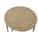 St med 3 borde DKD Home Decor Brun Sort Natur 62 x 62 x 40 cm 62 x 62 x 40,5 cm #2