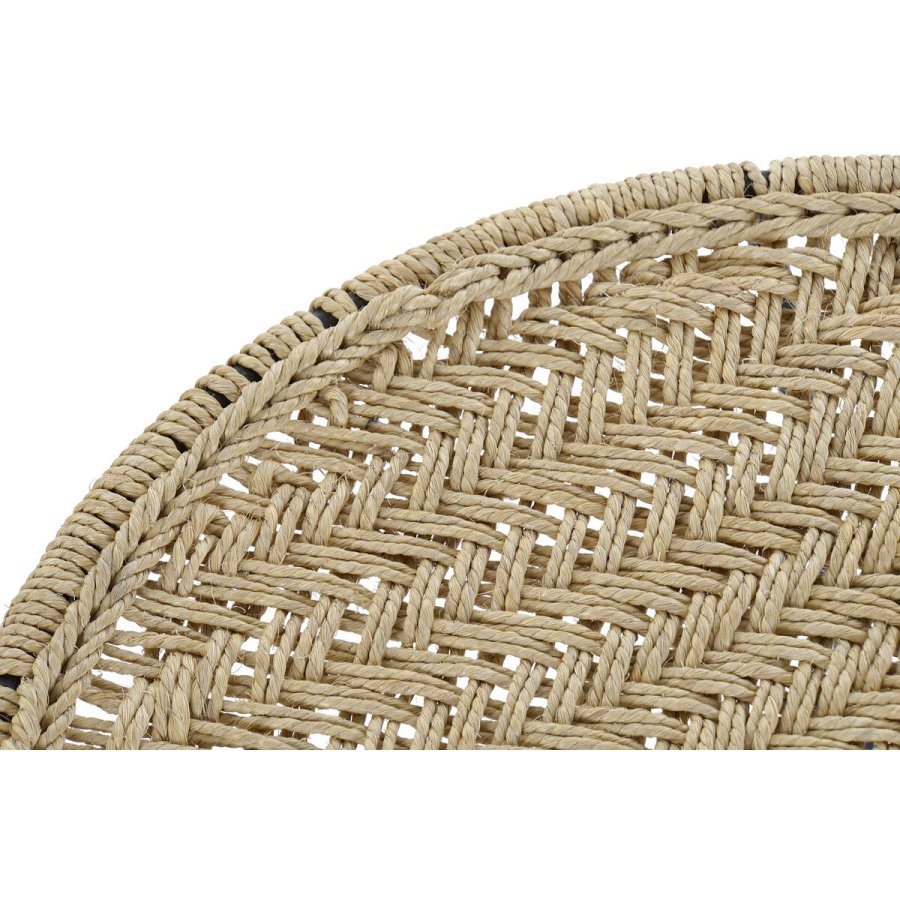 St med 3 borde DKD Home Decor Brun Sort Natur 62 x 62 x 40 cm 62 x 62 x 40,5 cm #3