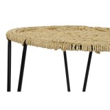St med 3 borde DKD Home Decor Brun Sort Natur 62 x 62 x 40 cm 62 x 62 x 40,5 cm #5