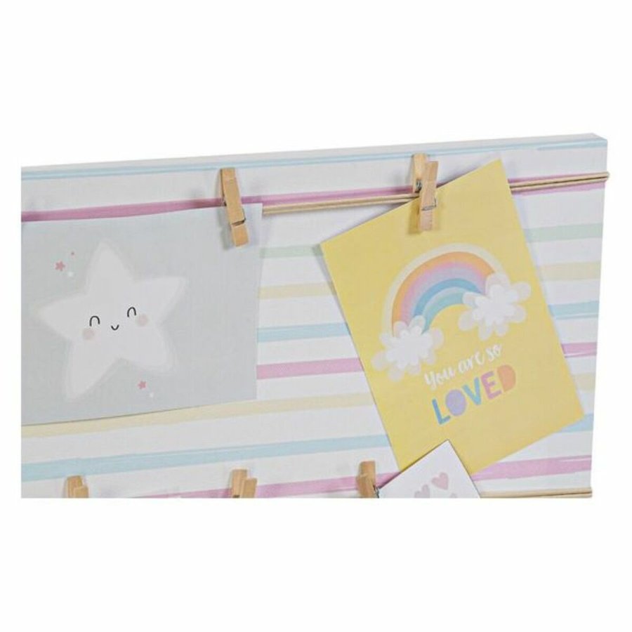 Fotoramme DKD Home Decor Sunshine Multifarvet Lrred Baby 50 x 2 x 50 cm #9