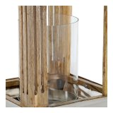 Lanterna DKD Home Decor Slv Metal Krystal (23 x 23 x 36 cm) #3