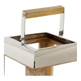 Lanterna DKD Home Decor Slv Metal Krystal (23 x 23 x 36 cm) #2