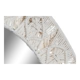 Vgspejl DKD Home Decor Hvid Boho Makram 75 x 2 x 75 cm #9