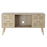 mbler DKD Home Decor Multifarvet Natur Paulonia tr Tr MDF 120 x 42 x 60 cm #4