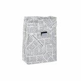 Madkasse med tilbehr DKD Home Decor Termisk Hvid Sort 20 x 10 x 28 cm #1