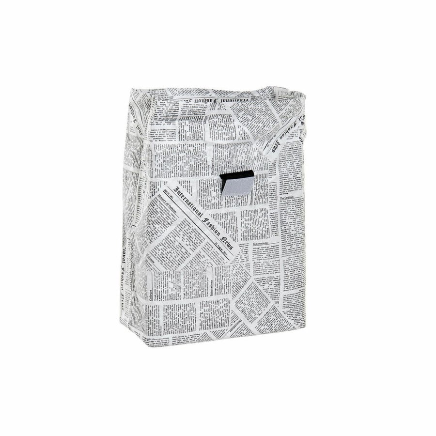 Madkasse med tilbehr DKD Home Decor Termisk Hvid Sort 20 x 10 x 28 cm #1
