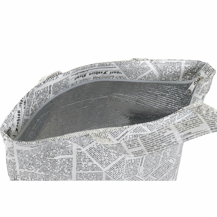 Madkasse med tilbehr DKD Home Decor Termisk Hvid Sort 23 x 14,5 x 20 cm #2