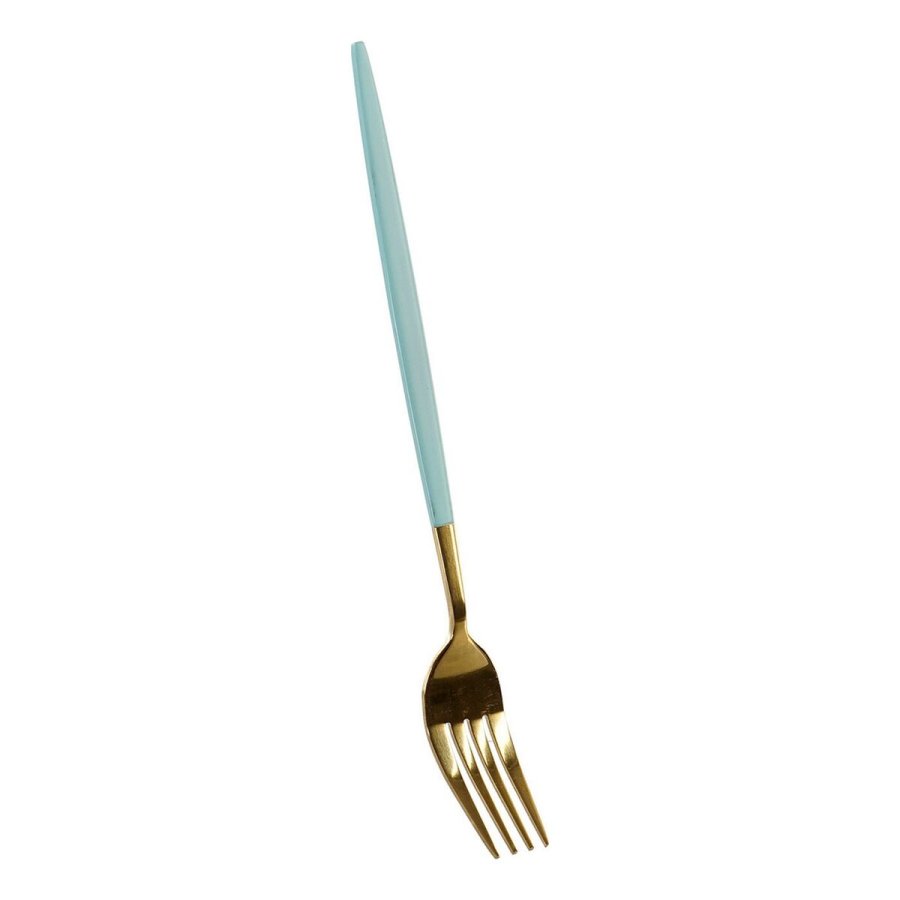 Bestikst DKD Home Decor Grn Gylden Rustfrit stl 1,5 x 0,5 x 22,3 cm 16 Dele #10