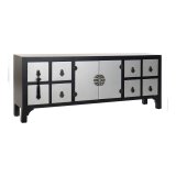 TV-bord med skuffer DKD Home Decor Orientalsk Tr MDF (130 x 24 x 51 cm) #1