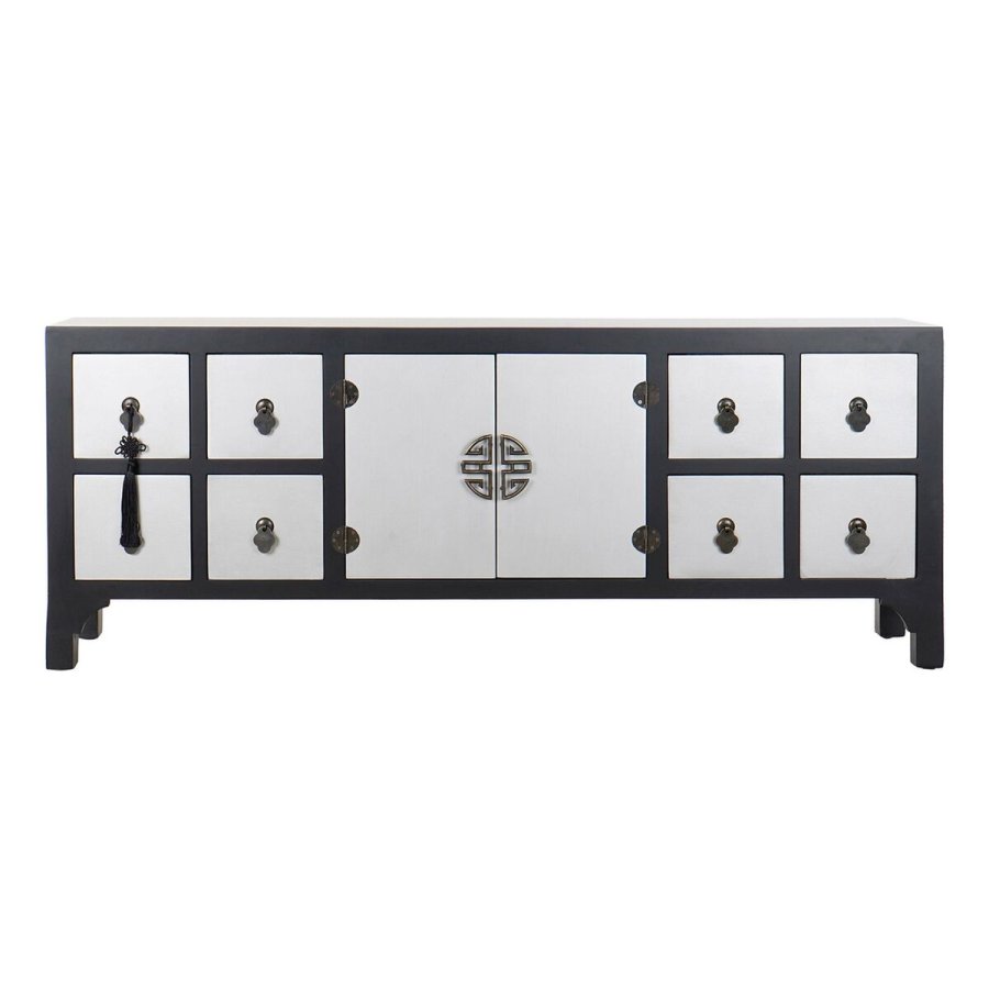 TV-bord med skuffer DKD Home Decor Orientalsk Tr MDF (130 x 24 x 51 cm) #6