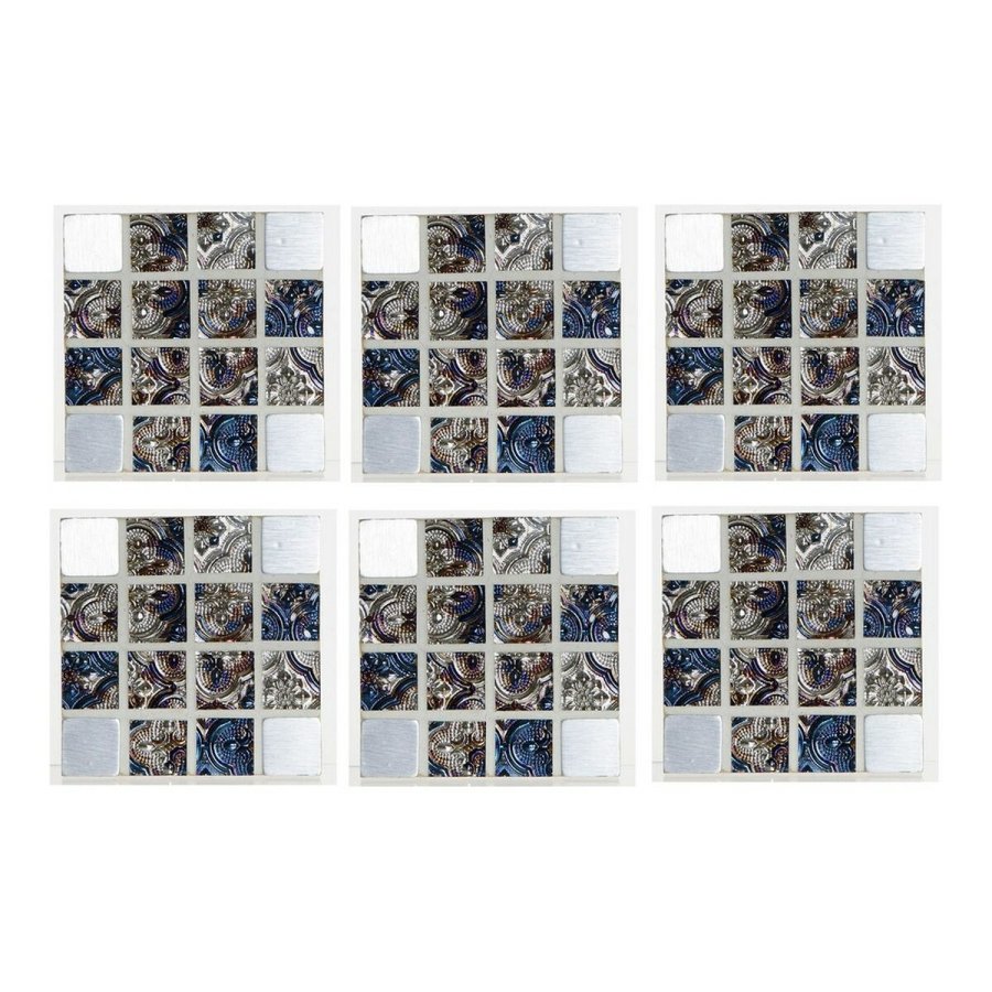 Varmebrikker DKD Home Decor Harpiks Tr MDF (6 pcs) #4