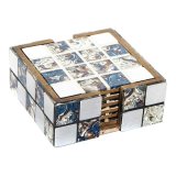 Varmebrikker DKD Home Decor Harpiks Tr MDF (6 pcs) #1