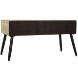 Sofabord DKD Home Decor Brun Sort Metal Gran 100 x 50 x 52,5 cm #4