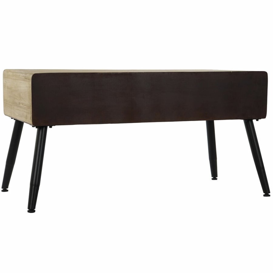 Sofabord DKD Home Decor Brun Sort Metal Gran 100 x 50 x 52,5 cm #4