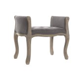 Stol DKD Home Decor Gr Natur Gummitr 65 x 46 x 60 cm #1