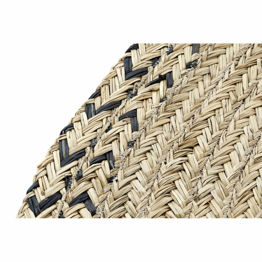Tppe DKD Home Decor 140 x 0,5 x 140 cm Natur Polyester To-farvet Tropisk #3