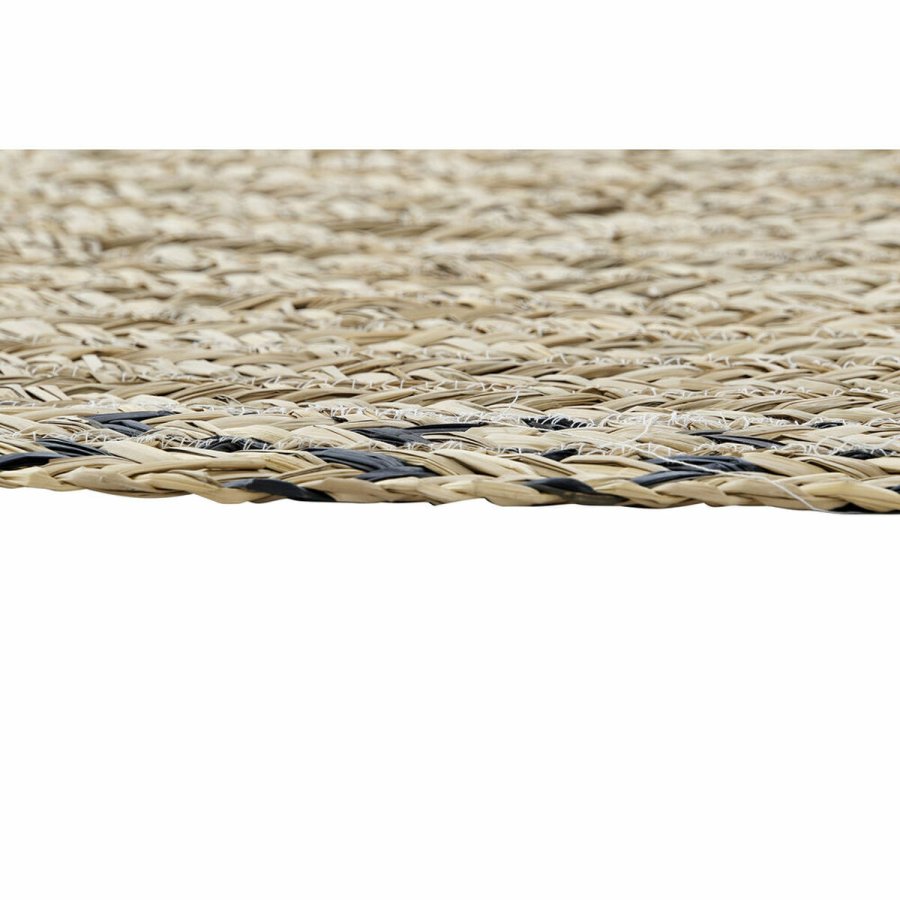 Tppe DKD Home Decor 140 x 0,5 x 140 cm Natur Polyester To-farvet Tropisk #2