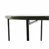 Sofabord DKD Home Decor Krystal Sort Metal Moderne (50 x 50 x 42 cm) #2