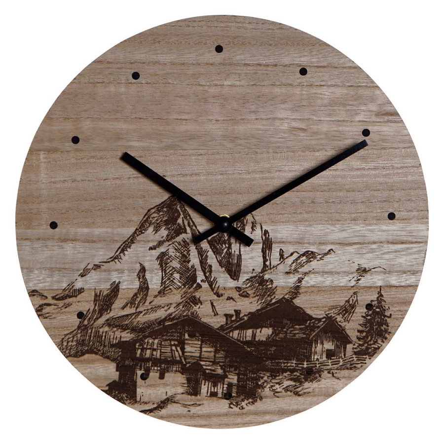 Vgur DKD Home Decor 8424001759712 Sort Tr Tr MDF Moutain 30 x 30 x 1,5 cm #1