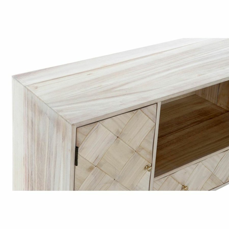 mbler DKD Home Decor 118 x 40 x 65 cm Metal Lys brun Paulonia tr Fyrretr #2
